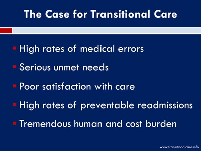 The Case for Transitional Care