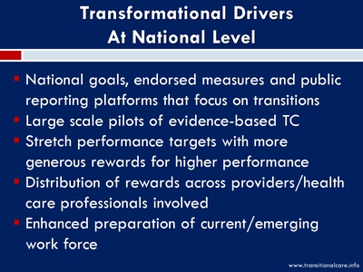 Transformational Drivers At National Level