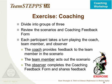 Exercise: Coaching