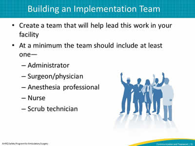 Building an Implementation Team