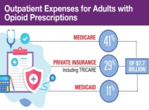 Outpatient Expenses for Adults with Opioid Prescriptions, 2017