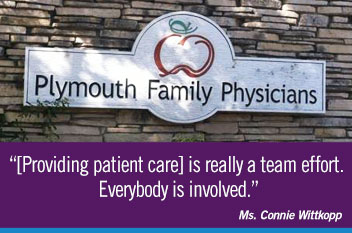 [Providing patient care] is really a team effort. Everybody is involved.