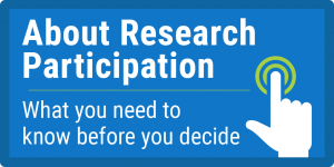 About Research Participation: What you need to know before you decide