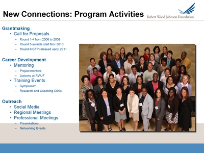 New Connections: Program Activities