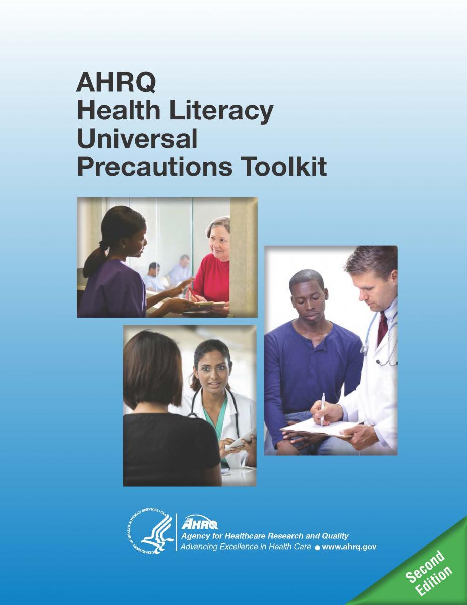 The cover of the AHRQ Health Literacy Universal Precautions Toolkit