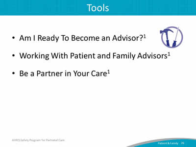 Am I Ready To Become an Advisor? Working With Patient and Family Advisors. Be a Partner in Your Care