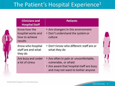 The Patient's Hospital Experience