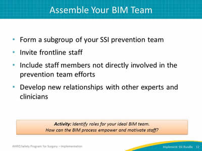 Assemble Your BIM Team
