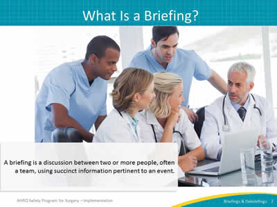 What Is a Briefing?