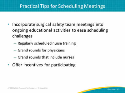Practical Tips for Scheduling Meetings 