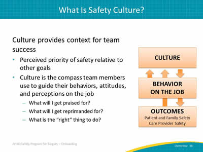 What is Safety Culture? 