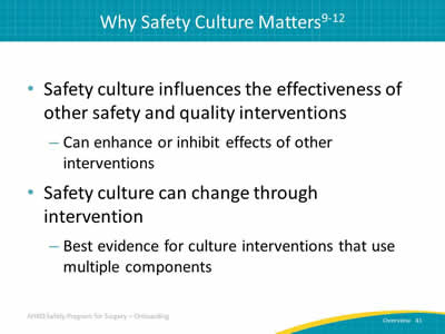 Why Safety Culture Matters