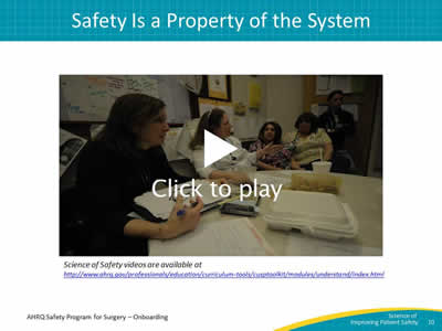 Safety Is a Property of the System