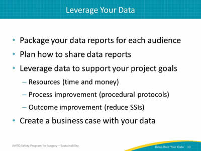 Leverage Your Data