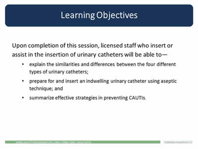 Urinary Catheter Types And Being Part Of The Insertion Team Agency For Healthcare Research And Quality