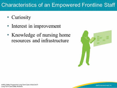 Characteristics of an Empowered Frontline Staff