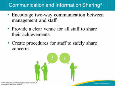 Communication and Information Sharing