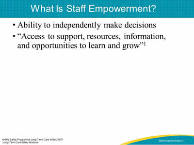 What Is Staff Empowerment?