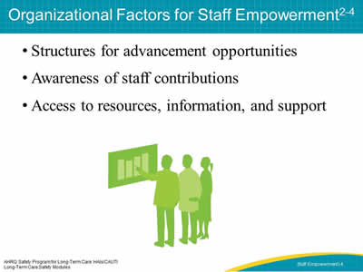 Organizational Factors for Staff Empowerment