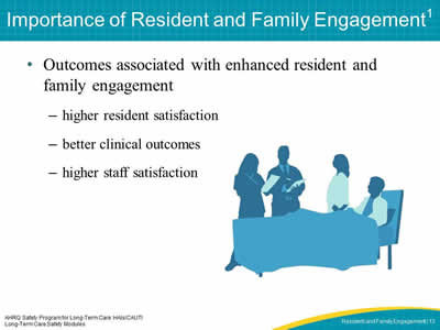 Importance of Resident and Family Engagement