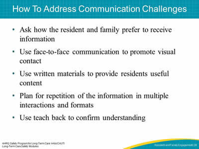 How To Address Communication Challenges