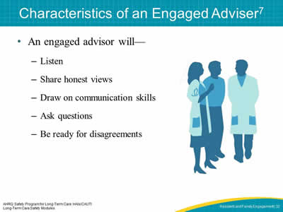 Characteristics of an Engaged Adviser