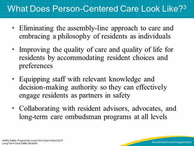 What Does Person-Centered Care Look Like?