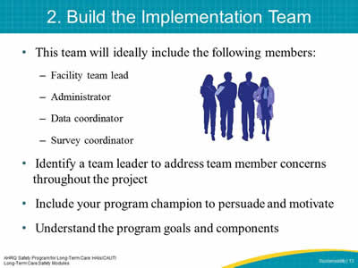 2. Build the Implementation Team