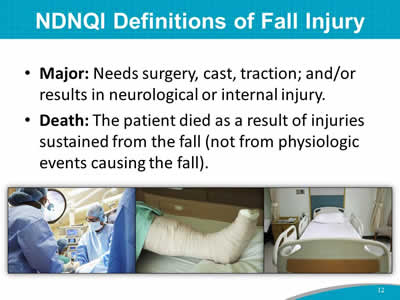 NDNQI Definitions of Fall Injury