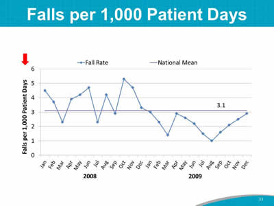 Falls per 1,000 Patient Days