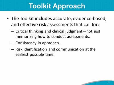 Toolkit Approach
