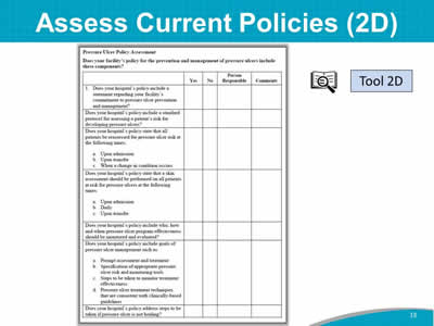 Assess Current Policies (2D)