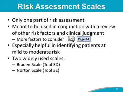 Risk Assessment Scales