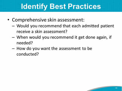 Identify Best Practices