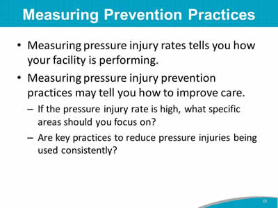 Measuring Prevention Practices
