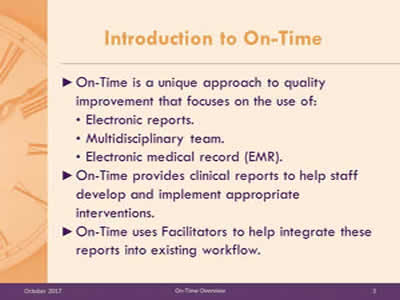 Introduction to On-Time