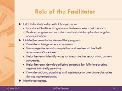 Role of the Facilitator