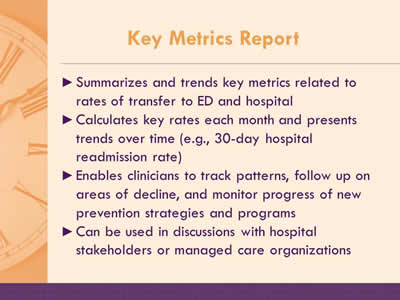 Key Metrics Report