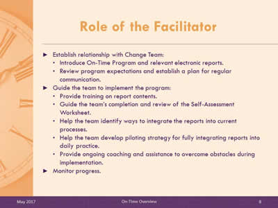 Role of the Facilitator