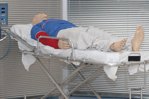 Image of a full-body mannequin used in simulation learning.